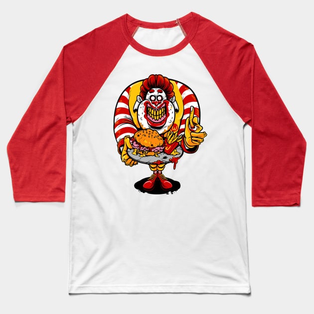 Wack Donalds Baseball T-Shirt by Kensuke